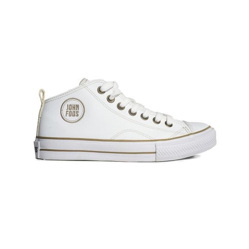 Zapatilla John Foos 164 Flashback Go White De Mujer