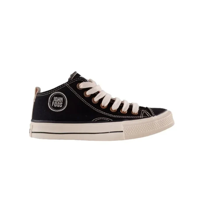 Zapatilla John Foos 164 Flashback Negro De Mujer